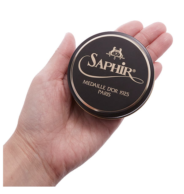 ビーズワックスポリッシュ 50ml SAPHIR サフィール 通販 Saphir Noir サフィールノワール 艶出しワックス 靴磨き 光沢効果  ハイシャイン ハイグロス 保革剤 ツヤ出し 靴みがき クツ磨き 靴クリーム 鏡面磨き スムースレザー シューケア レザーケア 皮革ケア 革製品 皮製品  ...