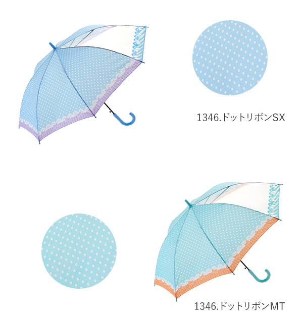 傘 子供 55cm 通販 キッズ 55 おしゃれ キッズ傘 55センチ かわいい ジャンプ傘 長傘 雨傘 かさ カサ 透明窓付き 子供用 子ども 女の子 女子 女児 ガール 小学生 小学校 通学 児童 1コマ 透明 こども傘 1353シェルグリーン Backyard Family Jre Mall