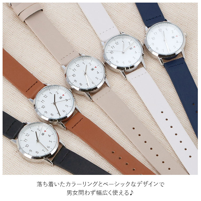 SALE高品質腕時計 アナログ シンプル メンズ 男女 革 オシャレ 茶色 腕時計(アナログ)