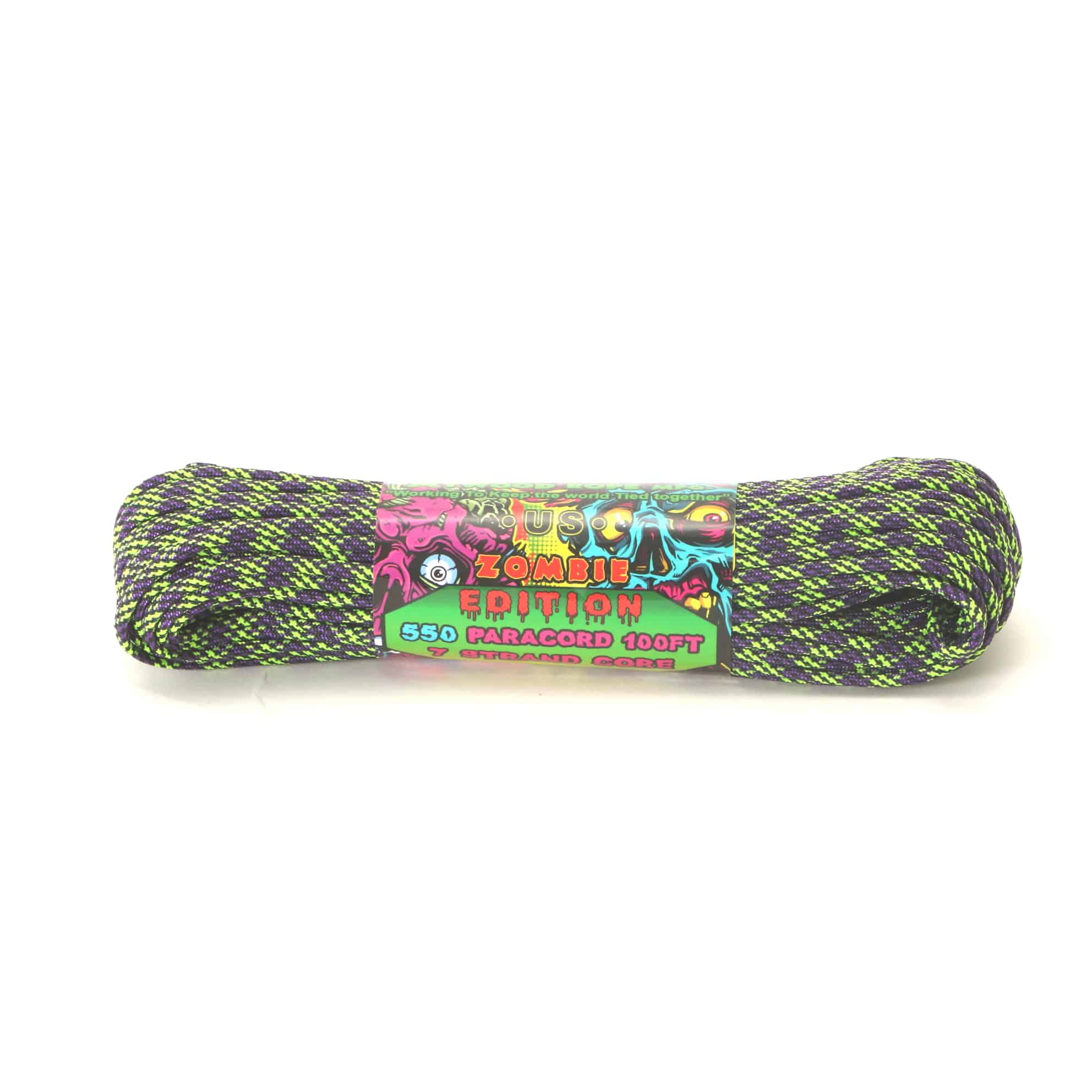 atwood rope パラコード 550 アトウッド・ロープ ATWOOD ROPE MFG. アウトドア 定番 アクセサリー 定番 耐久性 サバゲー  paracord 30m アトウッド・ロープ 100フィート パラシュートコード ロープ テント(ゾンビエディション DARKMATTER):  BACKYARD FAMILY｜JRE MALL