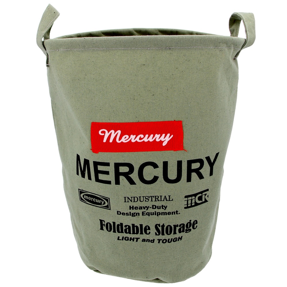 マーキュリー キャンバスバケツ M 通販 収納ボックス 布 キャンバス 折りたたみ おしゃれ 雑貨 バケツ Mercury リビング 収納 子供部屋 おもちゃ箱 車内収納 アウトドア ランドリーバスケット ランドリーバッグ 収納ケース ボックス 収納家具 グレー Backyard Family