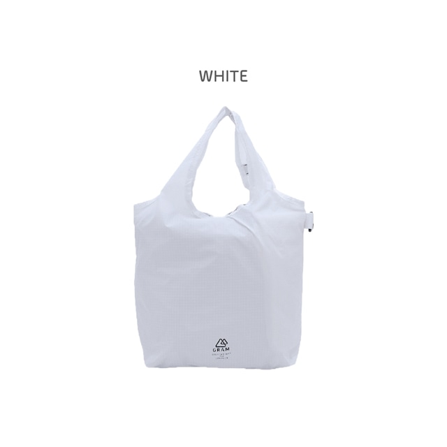 GRAM コンパクトエコバッグ S WHITE(WHITE): cliffhanger by En Fance