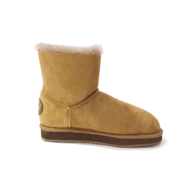 Yellow Earth（イエローアース） ムートンブーツ Button Low Boot ...