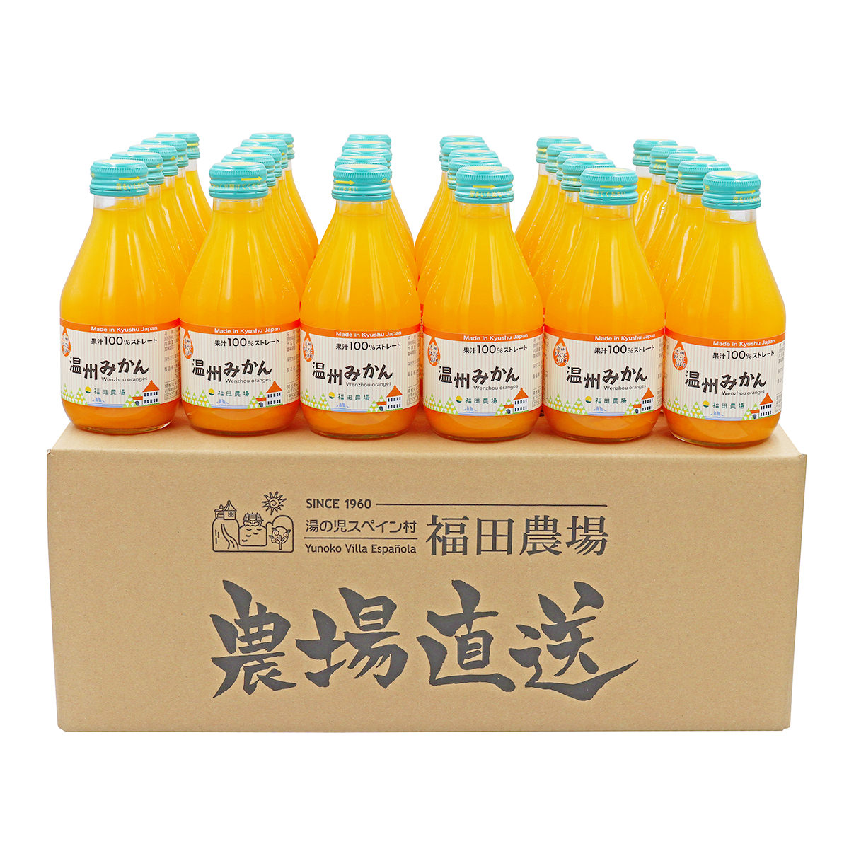 送料無料】九州まるごとしぼり 温州みかん 30本セット 〔180ml×30