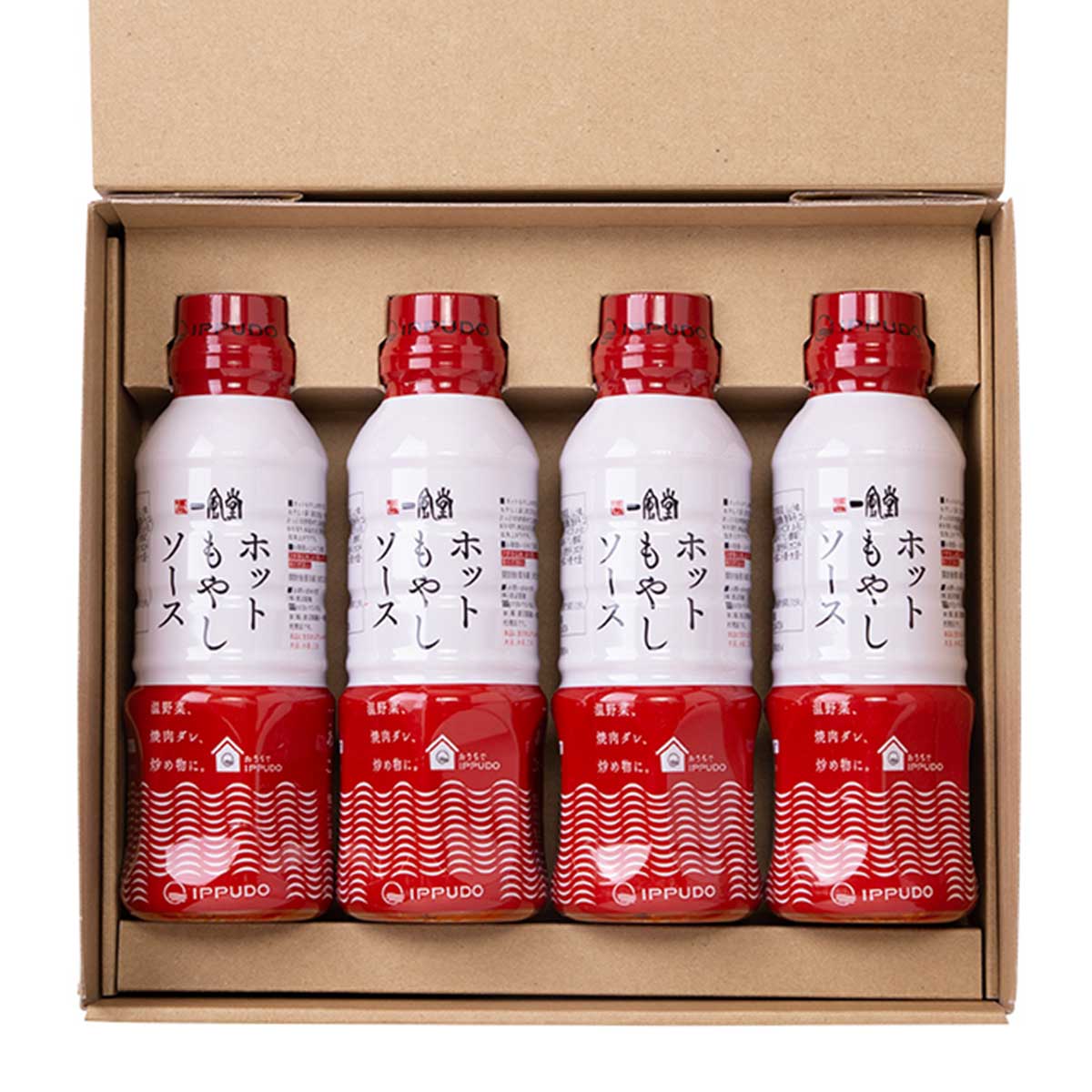 送料無料】おうちでIPPUDO 一風堂ホットもやしソース4本セット〔300ml×4〕: 産直お取り寄せのニッポンセレクト｜JRE MALL