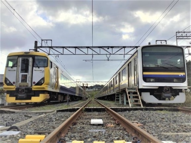 大注目 22年2月19日開催 午後コース 親子限定 電留線 運転台フォトツアー プロに学ぶ鉄道写真講座 上総一ノ宮駅電留線でb B Baseを撮影 午後コース 親子限定 電留線 運転台フォトツアー プロに学ぶ鉄道写真講座 上総一ノ宮駅電留線でb B