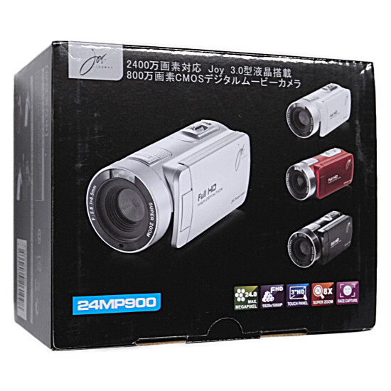 送料無料】JOYEUX 800万画素CMOSデジタルムービーカメラ 24MP900BK