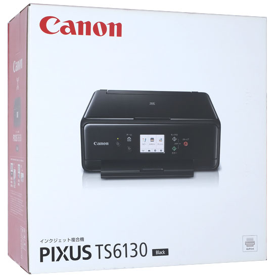 送料無料】Canon製 インクジェット複合機 PIXUS TS6130 ブラック