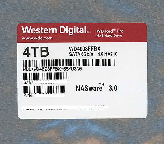 送料無料】Western Digital製HDD WD4003FFBX 4TB SATA600 7200 ...
