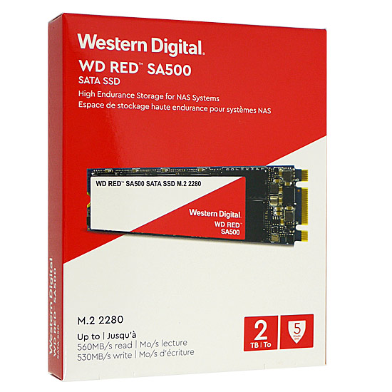 送料無料】Western Digital製 SSD WD Red SA500 NAS SATA WDS200T1R0B ...
