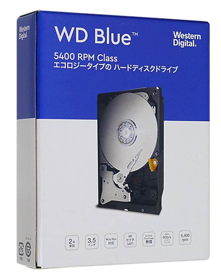 256MBインターフェイスHDD WESTERN DIGITAL WD60EZAZ-RT 6TB