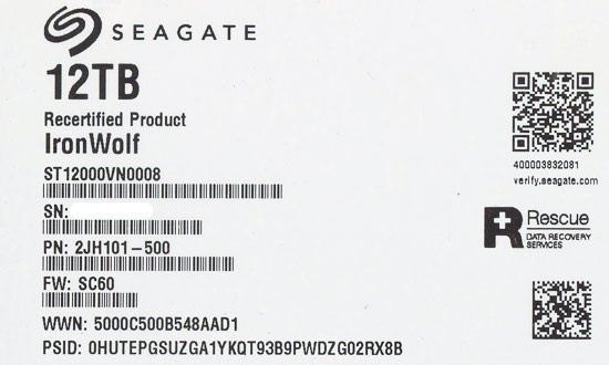 bn:2]【送料無料】SEAGATE製HDD ST12000VN0008 12TB SATA600 7200 ...