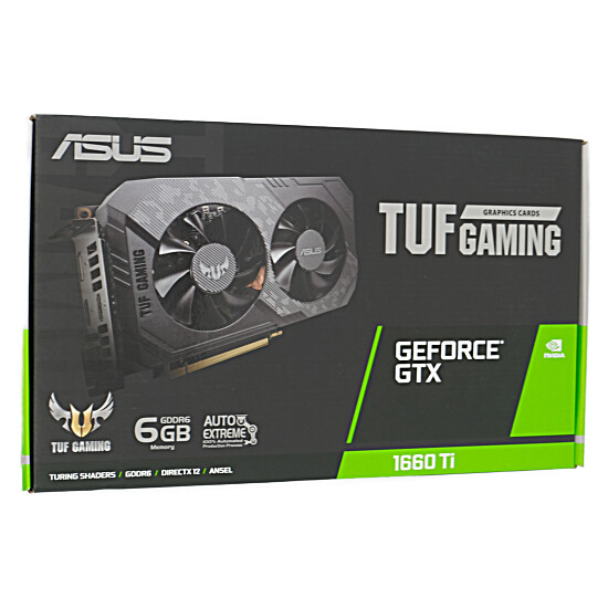 送料無料】ASUSグラボ TUF-GTX1660TI-6G-EVO-GAMING PCIExp 6GB