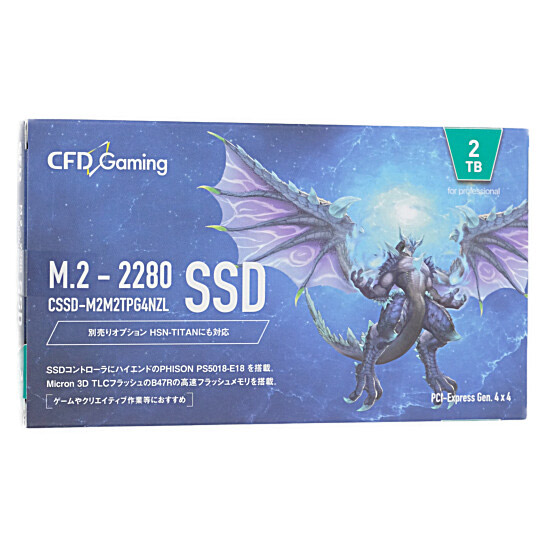 送料無料】CFD製 SSD PG4NZL CSSD-M2M2TPG4NZL 2TB: オンライン