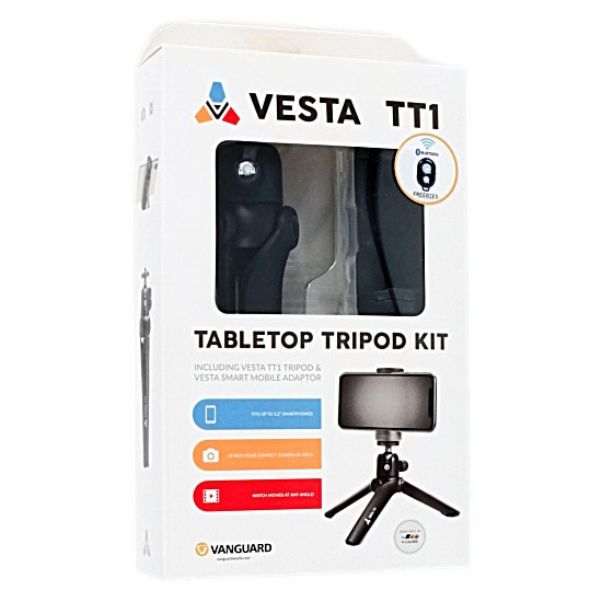 送料無料】VANGUARD ミニ三脚 VESTA TT1 BP ブラックパール