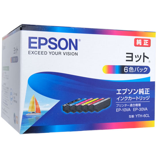 送料無料】EPSON インクカートリッジ YTH-6CL 6色セット: オンライン