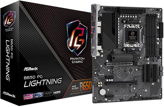 送料無料】ASRock製 ATXマザーボード B650 PG Lightning SocketAM5