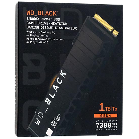 送料無料】Western Digital製 内蔵SSD 1TB WD_Black SN850X NVMe SSD