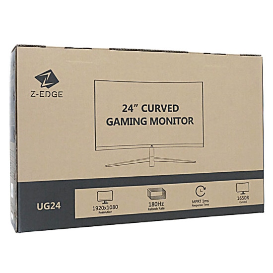 送料無料】Z-EDGE 24インチ 湾曲 ゲーミングモニター UG24: オンライン