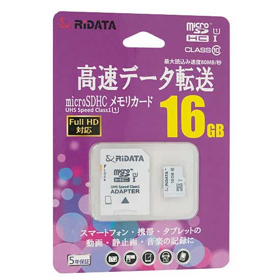 送料無料】【ゆうパケット発送】RiDATA microSDHCメモリーカード RD2-MSH016G10U1 16GB:  オンラインショッピングエクセラー JRE MALL店｜JRE MALL