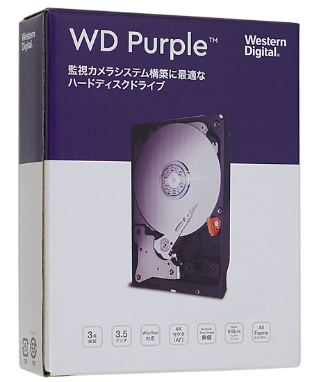 Western Digital製HDD　WD23PURZ　2TB SATA600商品状態