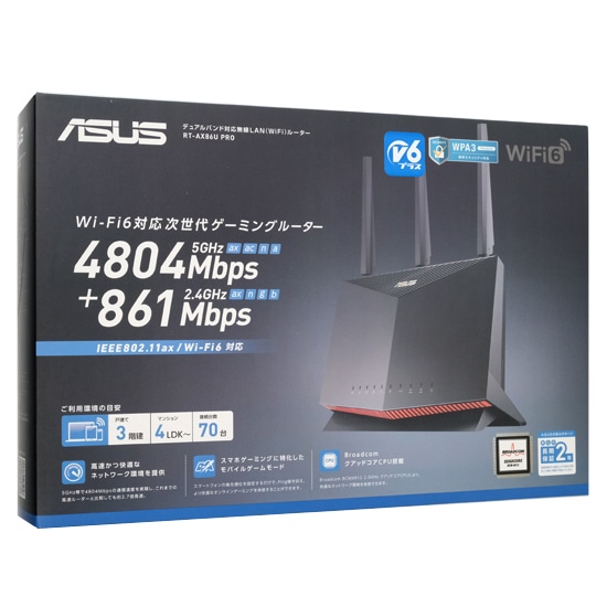 送料無料】ASUS 無線LANルータ RT-AX86U Pro: オンラインショッピング
