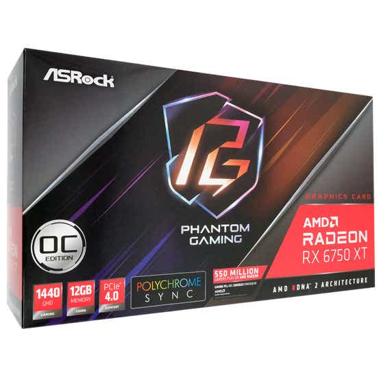 送料無料】ASRock製グラボ Radeon RX 6750 XT Phantom Gaming D 12GB ...