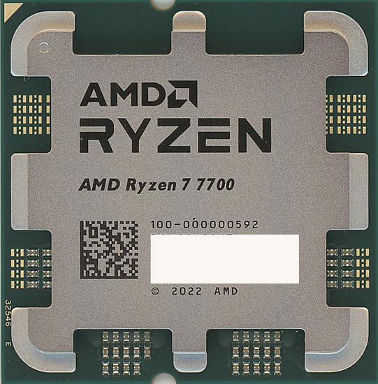AMD Ryzen7 7700 開封のみの新品未使用品＊他のサイトにも掲載しました