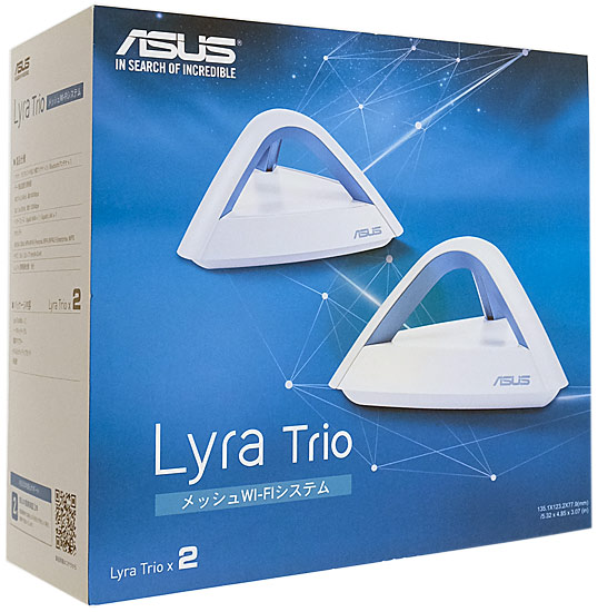 送料無料】ASUS メッシュネットワーク対応無線LANルーター Lyra Trio 2 ...