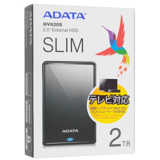 送料無料】ADATA製PortableHD AHV620S-2TU31-CBK 2TB: オンライン ...