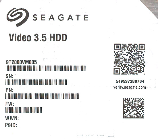 送料無料】SEAGATE製HDD ST2000VM005 2TB SATA600 5900: オンラインショッピングエクセラー JRE  MALL店｜JRE MALL