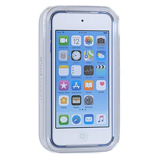 送料無料】Apple 第6世代 iPod touch MKHE2J/A ブルー/64GB ...