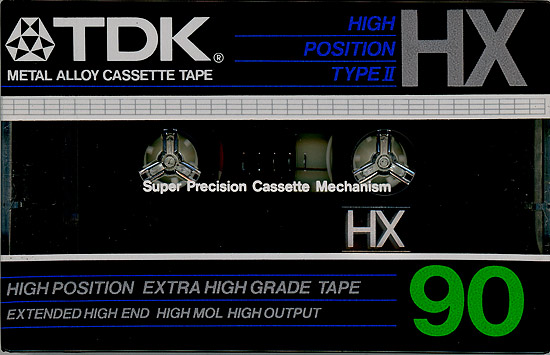 TDK カセットテープ ハイポジ HX90 90分-