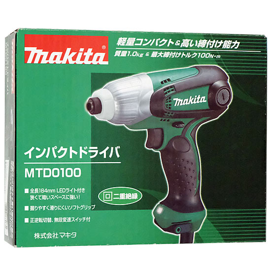 送料無料】マキタ インパクトドライバー MTD0100: オンライン