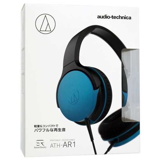 送料無料】audio-technica ポータブルヘッドホン ATH-AR1 BL