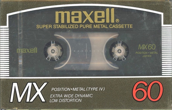 送料無料】【ゆうパケット発送】maxell メタルカセットテープTYPE IV