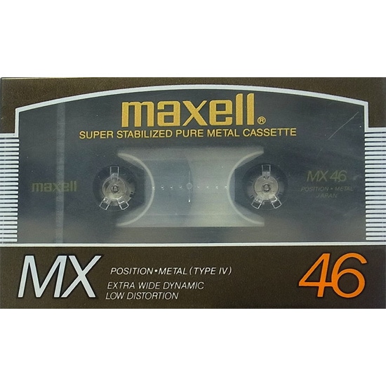 送料無料】【ゆうパケット発送】maxell メタルカセットテープTYPE IV