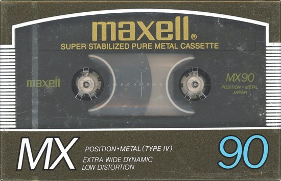 送料無料】【ゆうパケット発送】maxell メタルカセットテープTYPE IV 
