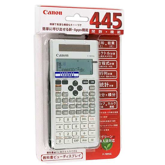 送料無料】CANON 関数電卓 F-789SG-SL SOB: オンラインショッピング 