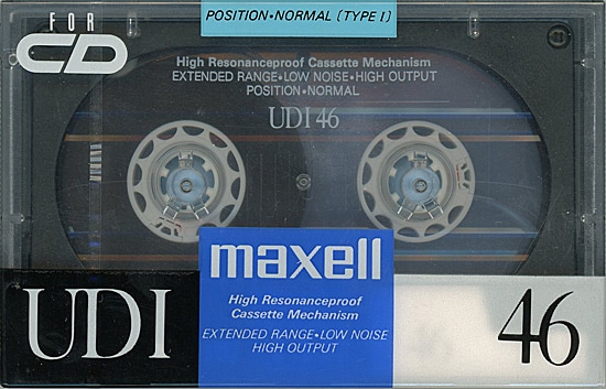 ゆうパケット発送】maxell カセットテープ ノーマルポジション UD I 46 ...