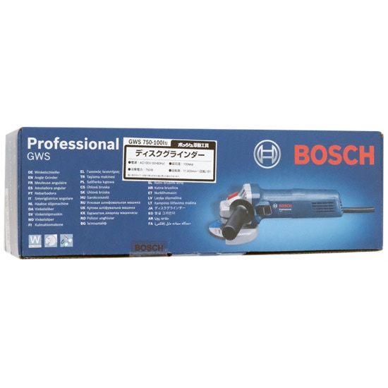 送料無料】BOSCH 100mmディスクグラインダー GWS750-100I: オンライン