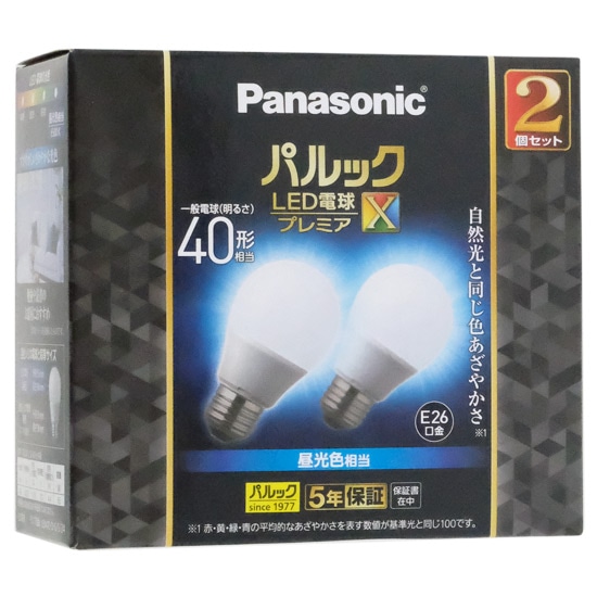 送料無料】Panasonic LED電球 プレミアX LDA4DDGSZ4F2T 昼光色