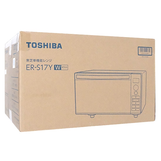 送料無料】TOSHIBA 単機能レンジ ER-S17Y(W) ホワイト: オンライン ...