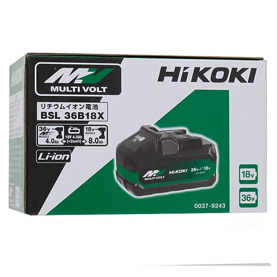 bn:0]【送料無料】HiKOKI 第2世代マルチボルト蓄電池 36V 4.0Ah/18V ...