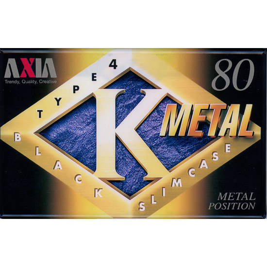 メタルポジション【新品・テープ未開封】AXIA メタルテープ KMC80分 10本セット
