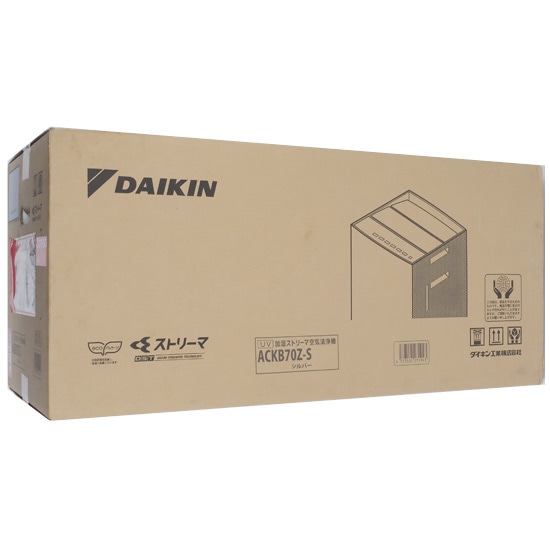 送料無料】DAIKIN UV加湿ストリーマ空気清浄機 ACKB70Z-S ライトグレー ...