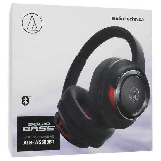 送料無料】audio-technica ワイヤレスヘッドホン SOLID BASS ATH-WS660BT BRD ブラックレッド:  オンラインショッピングエクセラー JRE MALL店｜JRE MALL