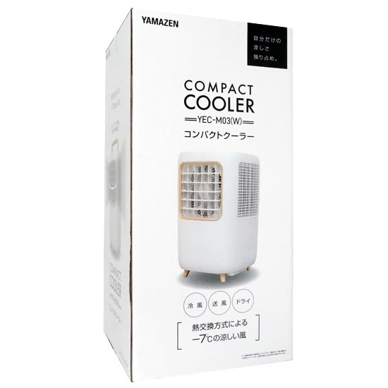 bn:9]【送料無料】YAMAZEN コンパクトクーラー YEC-M03(W) ホワイト ...