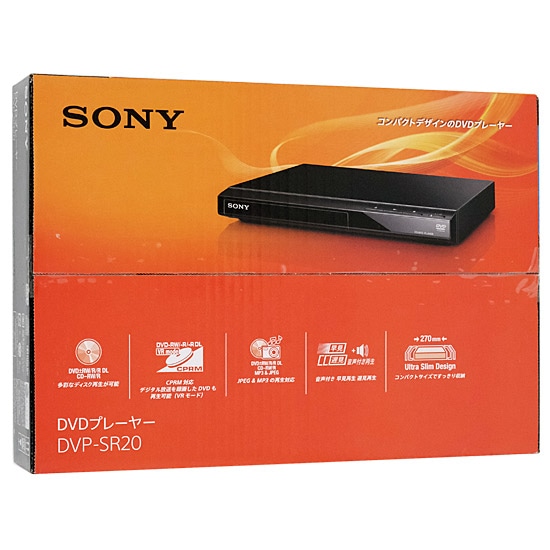 送料無料】SONY製 DVDプレーヤー DVP-SR20: オンラインショッピング