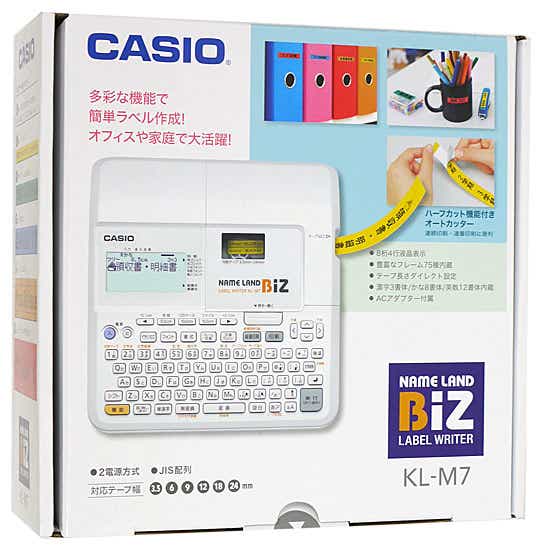 送料無料】CASIO ネームランド BIZシリーズ KL-M7: オンライン 